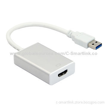 USB3.0 to HDMI Hub, High-speed Input, Plug-and-play Function